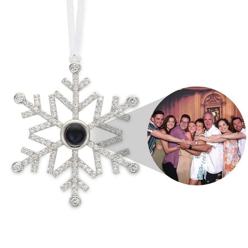 Personalised Snowflake Ornament with Photo